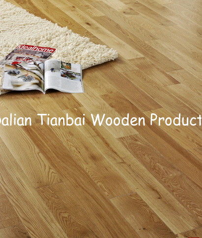 1-strip engineered oak flooring AB Grade, UV Lacquered or Oiled